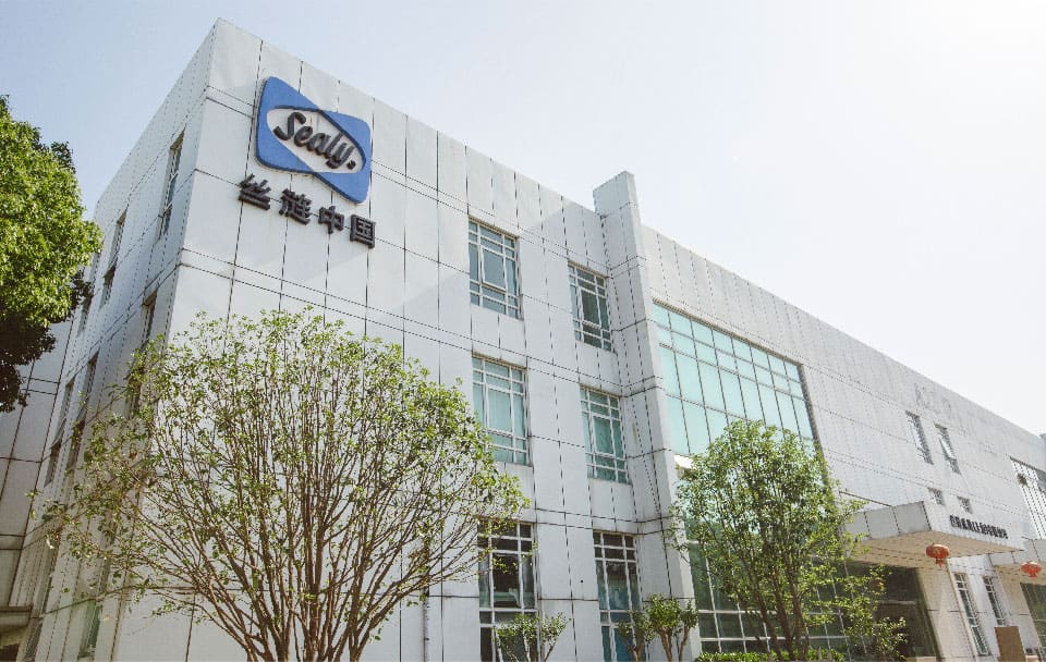 Sealy’s six factories located in important cities of China